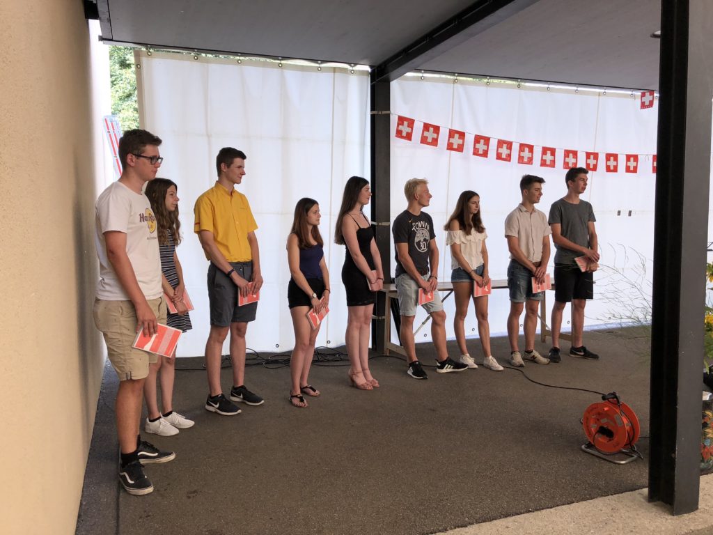 Jahrgänger 2000 bei der Jungbürgeraufnahme