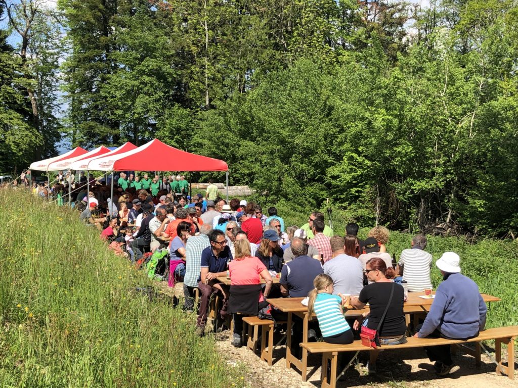 Viel Volk und gute Stimmung